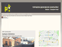 Tablet Screenshot of aphconstruction.be